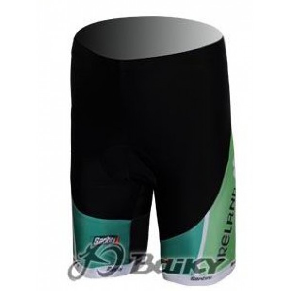 Ierland Pro Team Korte fietsbroeken met zeem groen 4638