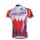 Katusha Rusland Fietsshirt Korte mouw wit rood 3902