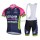 Lampre Merida 2014 Fietspakken Fietsshirt Korte+Korte koersbroeken Bib Blue 1267
