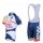 2013 Lotto Belisol Fietspakken Fietsshirt Korte+Korte koersbroeken Bib wit blauw 4193