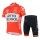 Lotto Belisol 2014 Fietskleding Fietsshirt Korte Mouwen+Fietsbroek Korte zeem 1292