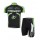 Merida 2014 Fietskleding Fietsshirt Korte Mouwen+Fietsbroek Korte zeem Black groen 1104