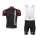 Merida 2014 Fietspakken Fietsshirt Korte+Korte koersbroeken Bib Black Red wit 1102
