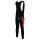 Nalini Pro Team lange fietsbroeken Bib met zeem rood zwart 4720