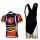 RadioShack Trek Livestrong Fietspakken Fietsshirt Korte+Korte koersbroeken Bib zwart rood 4307