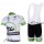 Shimano 1t4i Fietspakken Fietsshirt Korte+Korte koersbroeken Bibwit groen 4304