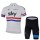 2013 Team Sky Fietsshirt Korte mouw+Korte fietsbroeken met zeem Kits wit blauw zwart 4340