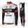 Burgos BH zwart Fietskleding Set Maillot Cyclisme Longue+Lange fietsbroeken Bib 33nl10221