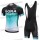 2018 Bora Hansgrohe Fietskleding Set wielershirt korte mouwen+koersbroek kort Bib 33nl10051