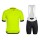 2020 BONTRAGER Circuit Fietskleding Wielershirt Korte Mouw+Korte Fietsbroeken Bib neonGeel RYOCT RYOCT