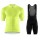 2020 CRAFT Essence Fietskleding Wielershirt Korte Mouw+Korte Fietsbroeken Bib Geel GLWYW GLWYW