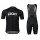 2020 POC Essential Road Logo Fietskleding Wielershirt Korte Mouw+Korte Fietsbroeken Bib Zwart AQXW4 AQXW4