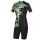 Dames RH+Venus Wielerkleding Wielershirt Korte Mouw+Korte Fietsbroeken Zwart Groen ZBDWT ZBDWT