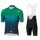 2020 SHIMANO Breakaway Fietskleding Wielershirt Korte Mouw+Korte Fietsbroeken Bib Groen FYHAL FYHAL