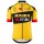 TEAM JUMBO-VISMA 2020 Fietsshirt Korte Mouw Zwart Geel BAQVH BAQVH
