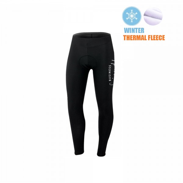 2021 Winter Fleece Bahrain Victorious Pro Team Lange Fietsbroek Bib 751