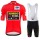 2021 Jumvo Visma Spanish Pro Team Fietskleding Fietsshirt Korte Mouw+Korte Fietsbroeken Bib 866