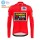 2021 Winter Fleece Jumvo Visma Spanish Pro Team Fietsshirt Lange Mouw 874