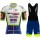 2021 Wanty Pro Team Fietskleding Fietsshirt Korte Mouw+Korte Fietsbroeken Bib 947
