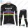 Winter Thermal Fleece Deceuninck quick step 2021 UCI World Champion Wielerkleding Set Fietsshirts Lange Mouw+Lange Fietsrbroek 2021035