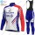 GROUPAMA FDJ Winter Thermal Fleece 2021 Wielerkleding Set Fietsshirts Lange Mouw+Lange Fietsrbroek Bib 2021385