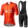 INEOS 2021 Wielerkleding Set Fietsshirts Korte Mouw+Korte Wielerbroek Bib 2021091