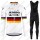 Jumbo Visma 2021 Germany Wielerkleding Set Fietsshirts Lange Mouw+Lange Fietsrbroek Bib 2021210