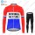 Winter Thermal Fleece Jumbo Visma 2021 Dutch Fietsshirt Lange Mouw+Collant Cycliste 2021235