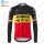 Winter Thermal Fleece Jumbo Visma 2021 Belgium Maillot Cyclisme Manches Longe 2021236