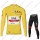 UAE EMIRATES Tour De France 2021 Wielerkleding Set Fietsshirts Lange Mouw+Lange Fietsrbroek Bib 2021324