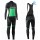 2019 Orbea Fabrik Racing Dames groen Thermo Wielerkleding Set Wielershirts lange mouw+fietsbroek lang met EAII138