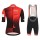 2019 Santini Tour de Suisse rood Fietskleding Set Fietsshirt Korte Mouw+Korte fietsbroeken SPCL299