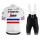2019 Trek-Segafredo France Champion Fietskleding Set Fietsshirt Korte Mouw+Korte fietsbroeken OKNA202