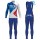 2017 Pro Team FDJ wit Winter Set Wielerkleding Wielershirt lange mouw+Lange fietsbroeken Bib 2471