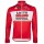 2017 Lotto-Soudal rood Fietsshirt lange mouw 2497
