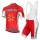 Profteams 2017 Cofidis FIetskleding Set Wielershirt Korte Mouw+Korte Fietsbroeken Bib 860NCAYA 2017082224