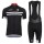 Profteams 2017 Felt zwart FIetskleding Set Wielershirt Korte Mouw+Korte Fietsbroeken Bib 220HKYDJ 2017082221