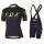 2017 Team FOX Dames zwart geel FIetskleding Set Wielershirt Korte Mouw+Korte Fietsbroeken Bib 505RGUPJ 2017082245
