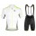 Giordana 2017 Team Sahara wit-Vert FIetskleding Set Wielershirt Korte Mouw+Korte Fietsbroeken Bib 293YMMIE 2017082250