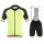 Giordana 2017 Team Silber Line zwart-geel FIetskleding Set Wielershirt Korte Mouw+Korte Fietsbroeken Bib 898JHKNU 2017082255