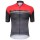Santini Profteams 2017 Sleek Plus 10 Rood-Noir Fietsshirt Korte Mouw 453MVTHK 2017082344