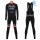 2017 Trek Selle San Marco Winter Set Wielerkleding Wielershirt lange mouw+Lange fietsbroeken Bib 2605