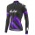 2017 Liv Race Day Dames zwart-Purple Fietsshirt lange mouw 2487