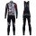 2017 Cinelli Chrome Training zwart Fietskleding Wielershirt lange mouw+Lange fietsbroeken Bib 2455