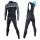 2017 Nalini Dubhe zwart-grijs Winter Set Wielerkleding Wielershirt lange mouw+Lange fietsbroeken Bib 2512