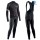 2017 Northwave Blade NW zwart Winter Set Wielerkleding Wielershirt lange mouw+Lange fietsbroeken Bib 2516