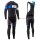 2016 Orbea Team Pro Zwart-Blauw Thermo Wielerkleding Wielershirt lange mouw+Lange fietsbroeken Bib 201717159