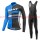 2017 Giant Fietskleding Fietsshirt lange mouw+Lange fietsbroeken Bib blauw 201717476
