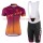 2017 Scott Femmes orange violett Fietskleding Fietsshirt Korte+Korte Fietsbroeken Bib 201717568