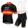 ETIXX-QUICK STEP 2017 zwart rood geel Fietskleding Fietsshirt Korte+Korte Fietsbroeken Bib 201717565